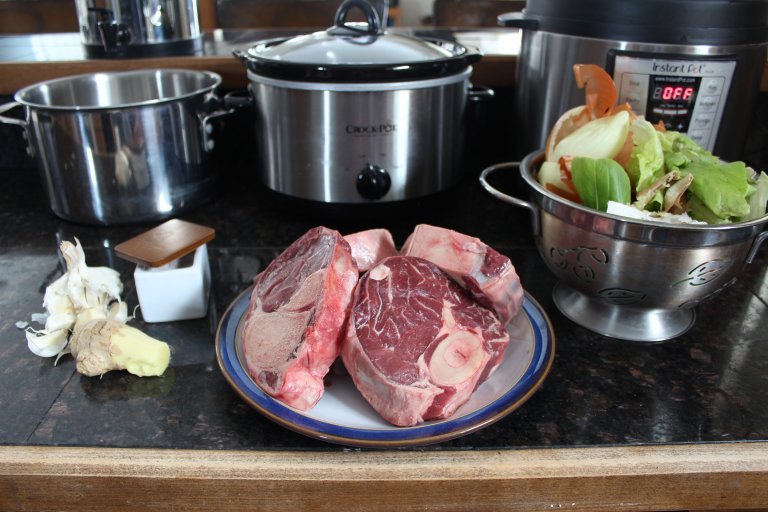 Comparing Ways to Make Beef Stock Instant Pot, Slow Cooker, and Stock