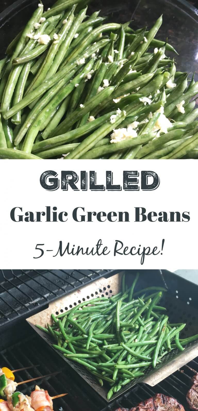 Easy GarlicOlive Oil Grilled Green Beans ⋆ Health, Home, & Happiness
