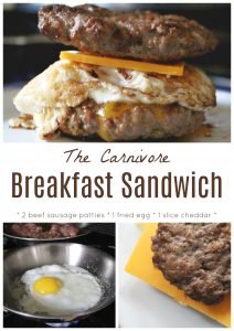 Carnivore Breakfast Sandwich Recipe ⋆ Health, Home, & Happiness