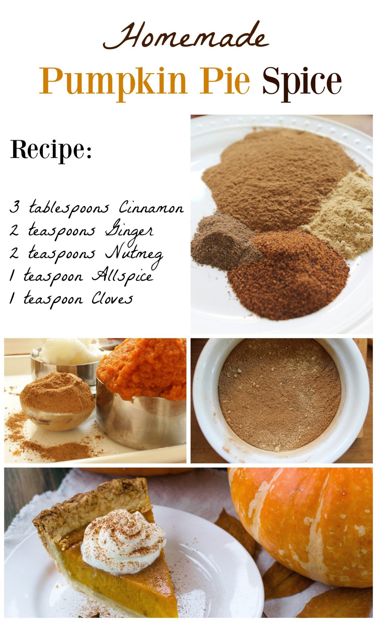 Homemade pumpkin spice outlet mix