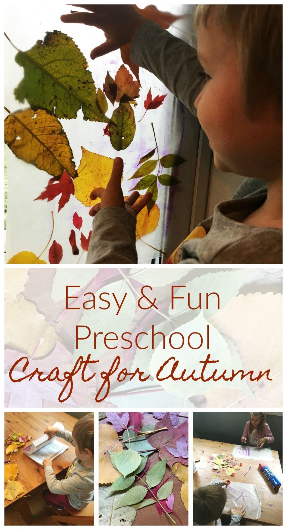 how to: wax paper and crayon fall leaves - V and Co. by Vanessa Christenson