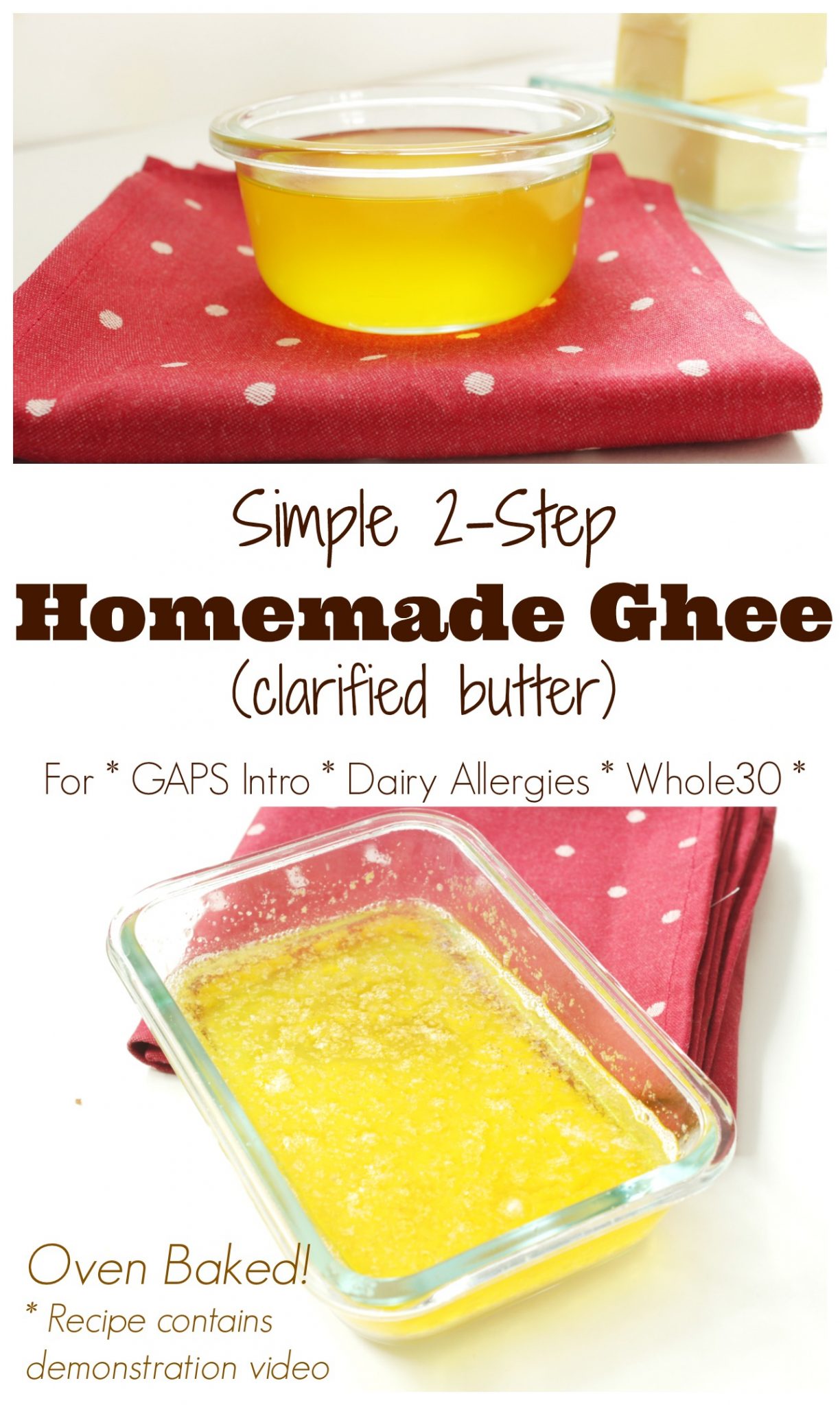 How to make Ghee and Clarified Butter (same thing!)