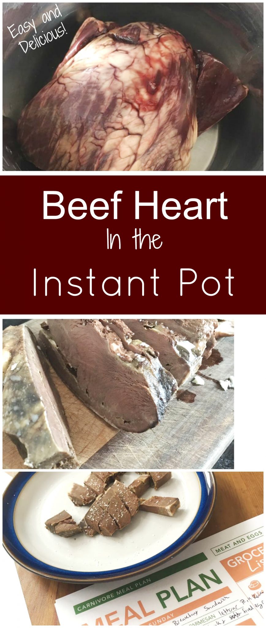 How to Cook Beef Heart in the Instant Pot Health Home Happiness