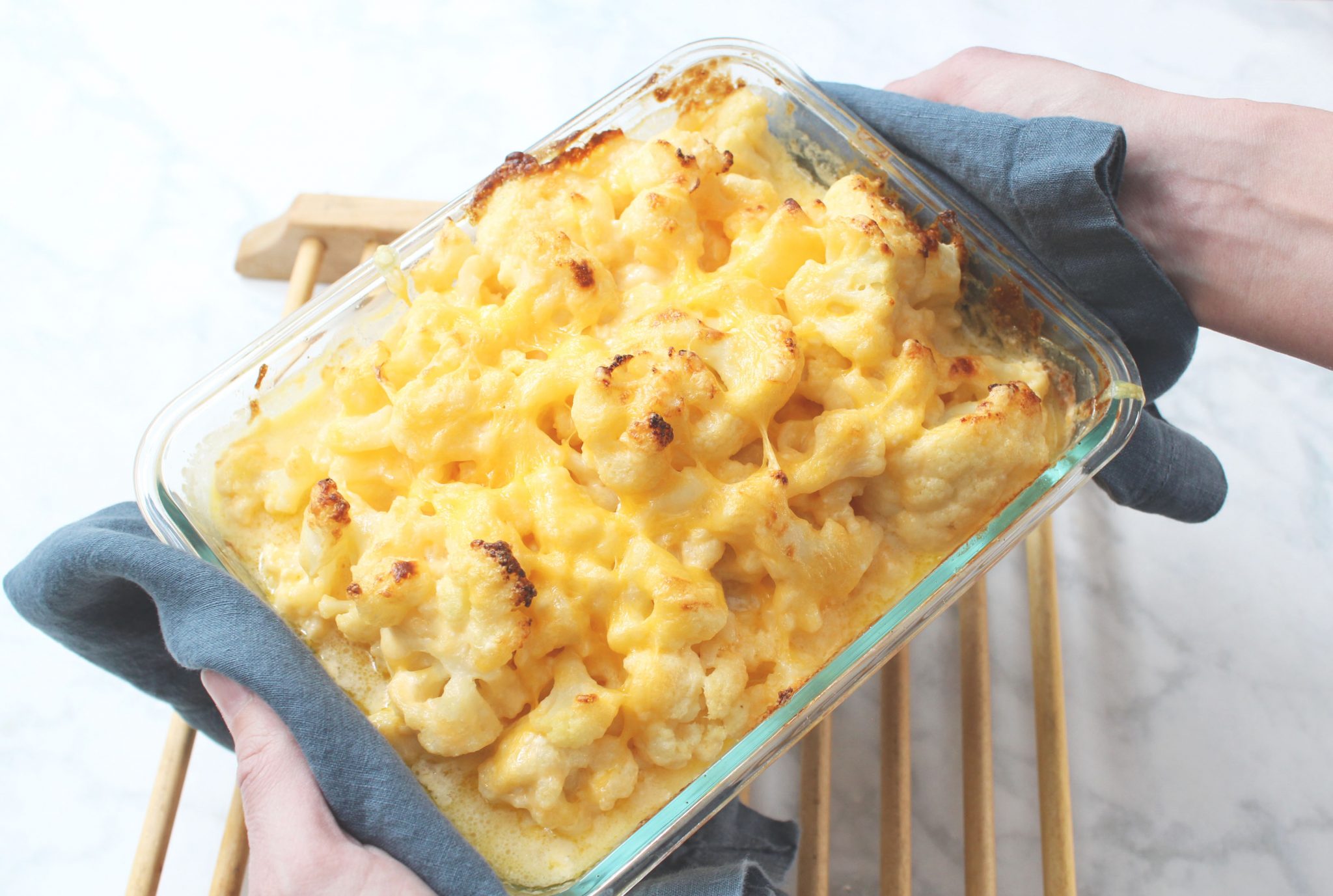 Keto Cauliflower Mac n Cheese