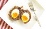 Scotch Eggs covered in pork rinds instead of bread crumbs make them zero carb and gluten free