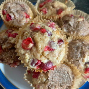 Classic Cranberry-Oat Muffins