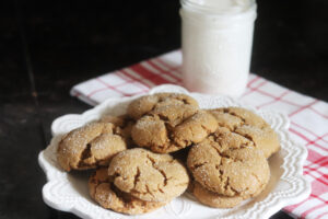 Classic Gingersnap Cookies (wheat recipe)