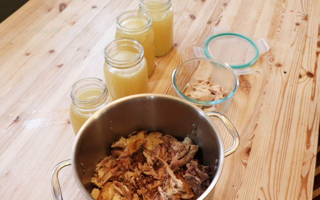 How To Make 1 gallon of Broth from Leftover Costco Rotisserie Chicken